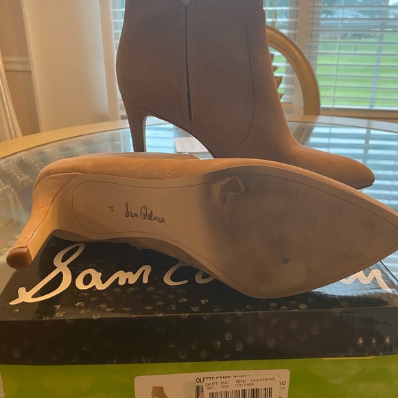 Sam Edelman Olette Camel Suede ankle boots - Picture 8 of 13